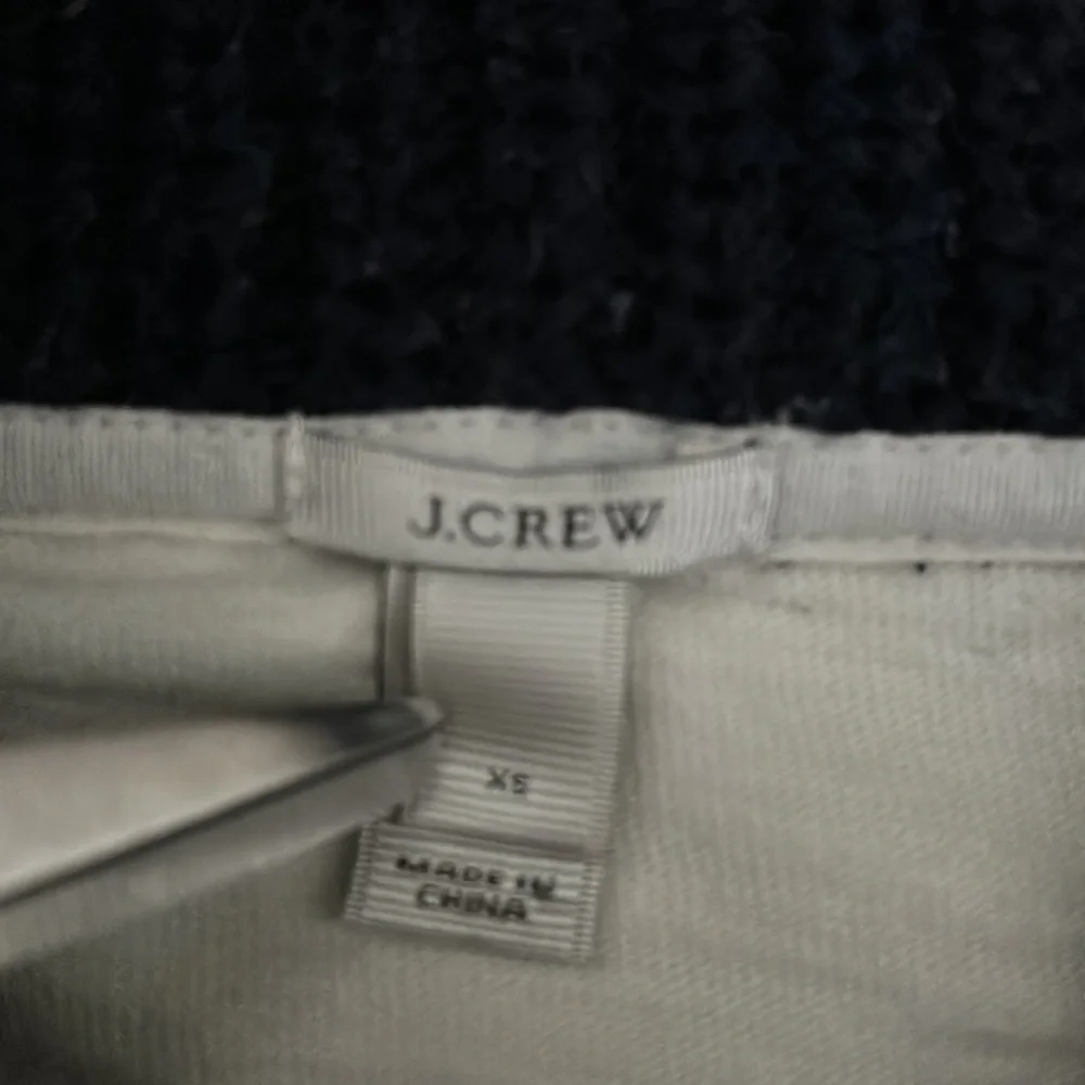 J. Crew Shawl-Collar Stripe Sweatshirt XS